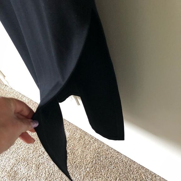 Hemsmith Aiden Black Sleeveless Whimsigoth Modern Form Fitting Maxi Dress Small - Picture 9 of 10